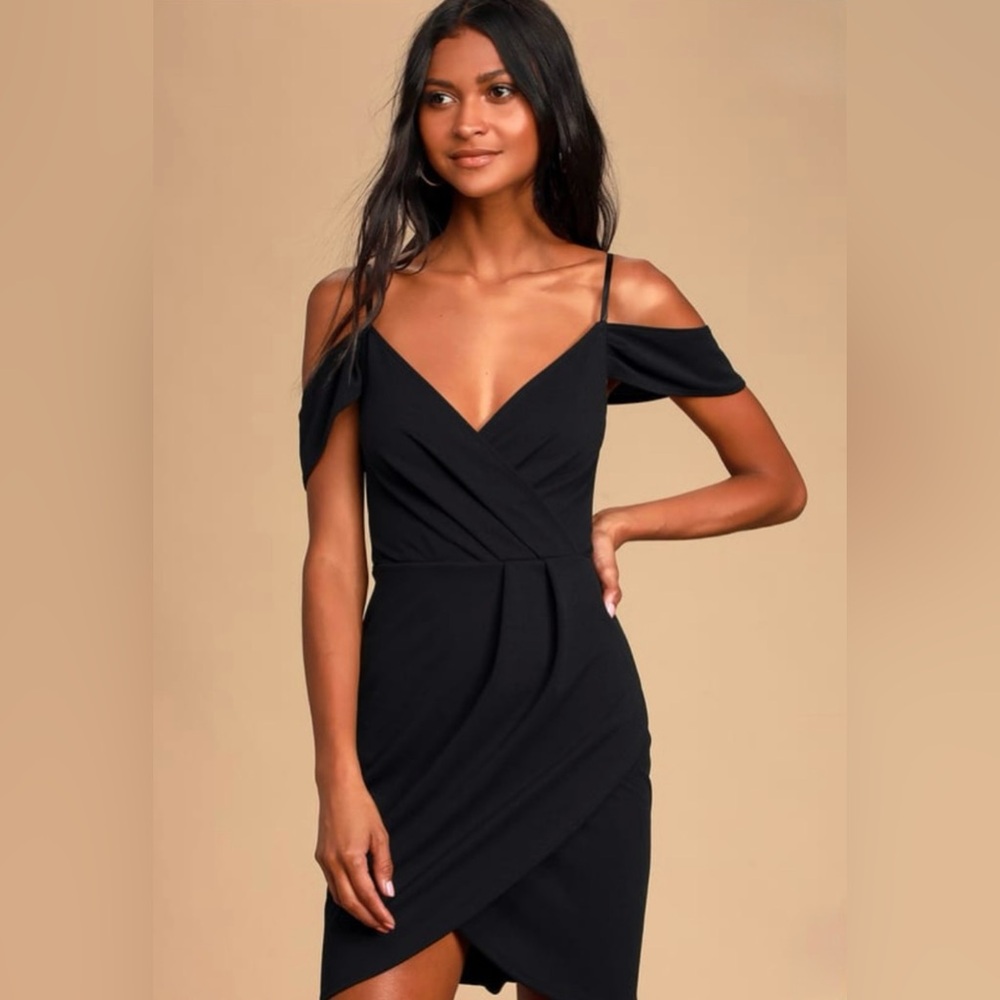 Lulu's Classic Black Dress XS